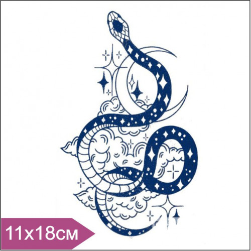 Gardenia тату змеи №12